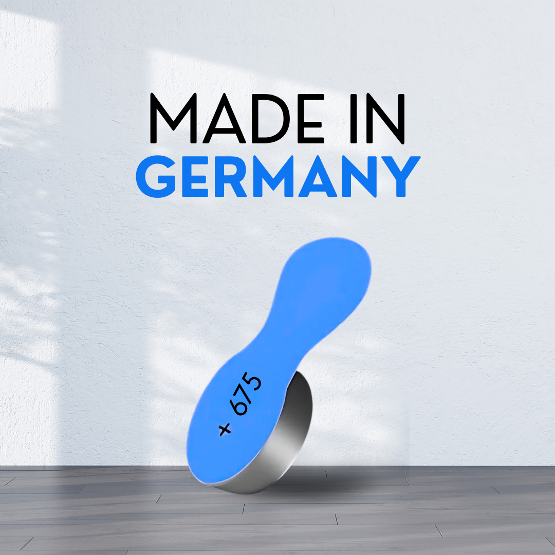 Signia Hearing Aid Battery – Size 675 – Blue