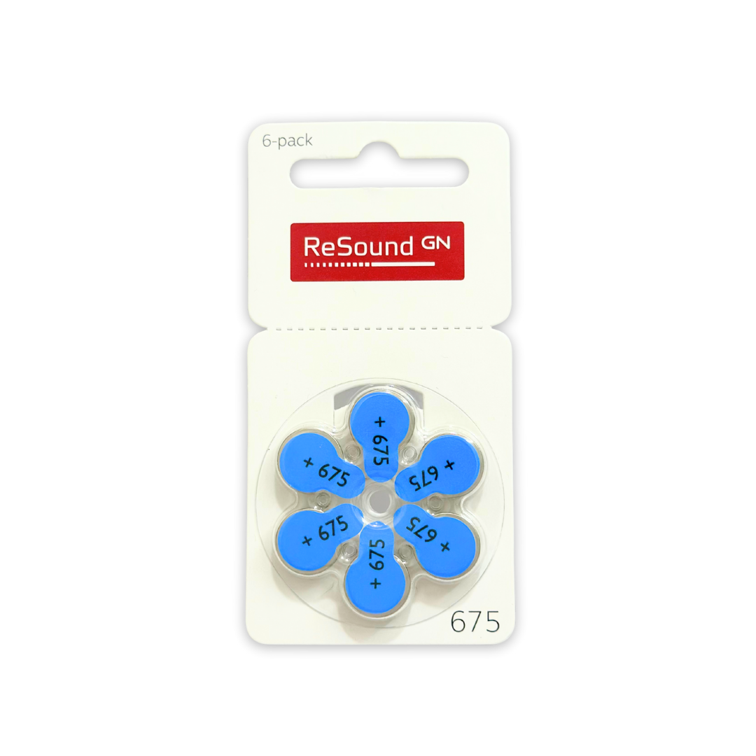 Resound Hearing Aid Battery – Size 675 – Blue