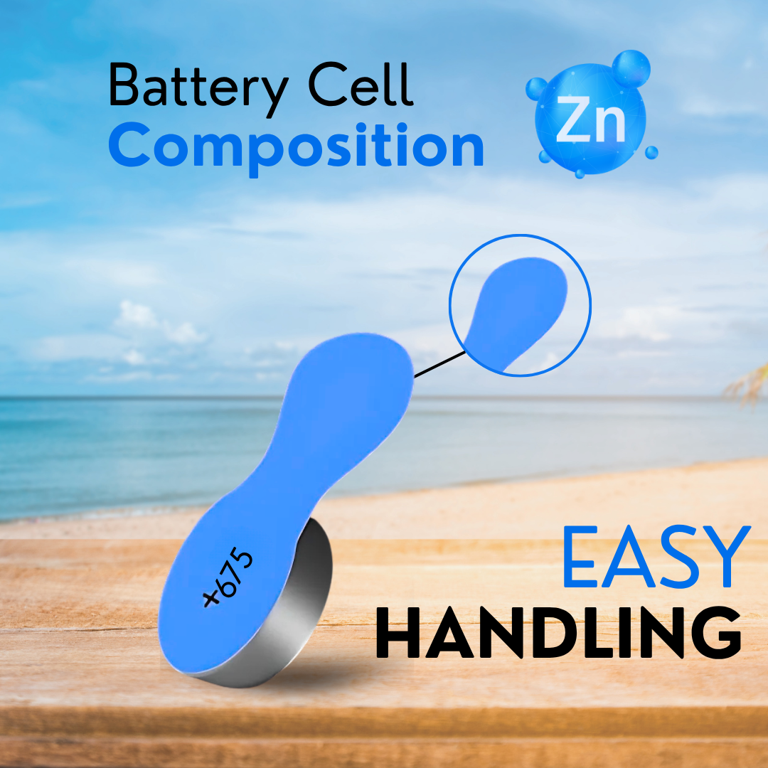 Resound Hearing Aid Battery – Size 675 – Blue