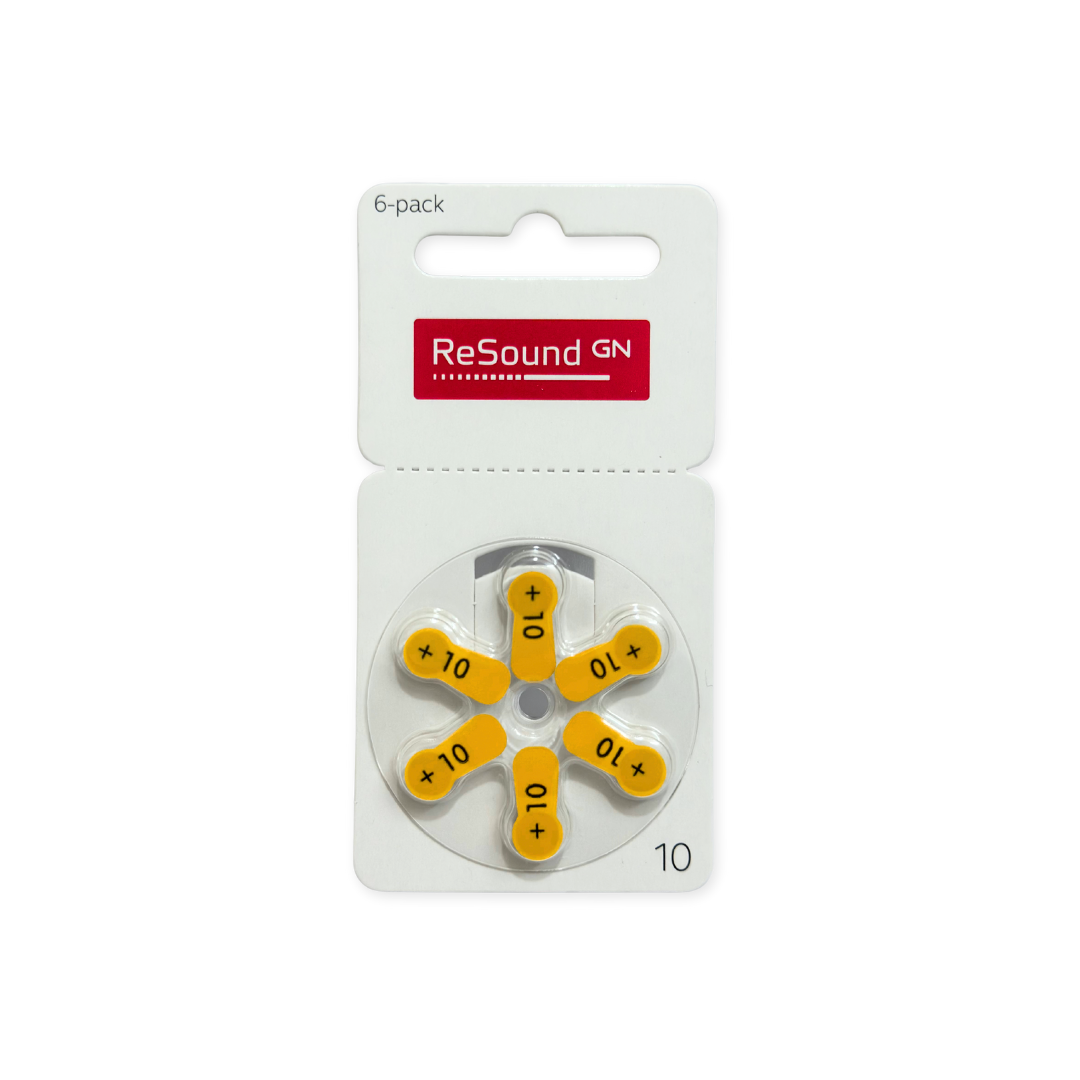 Resound Hearing Aid Battery – Size 10 – Yellow