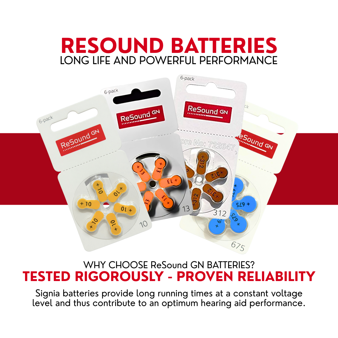 Resound Hearing Aid Battery – Size 10 – Yellow