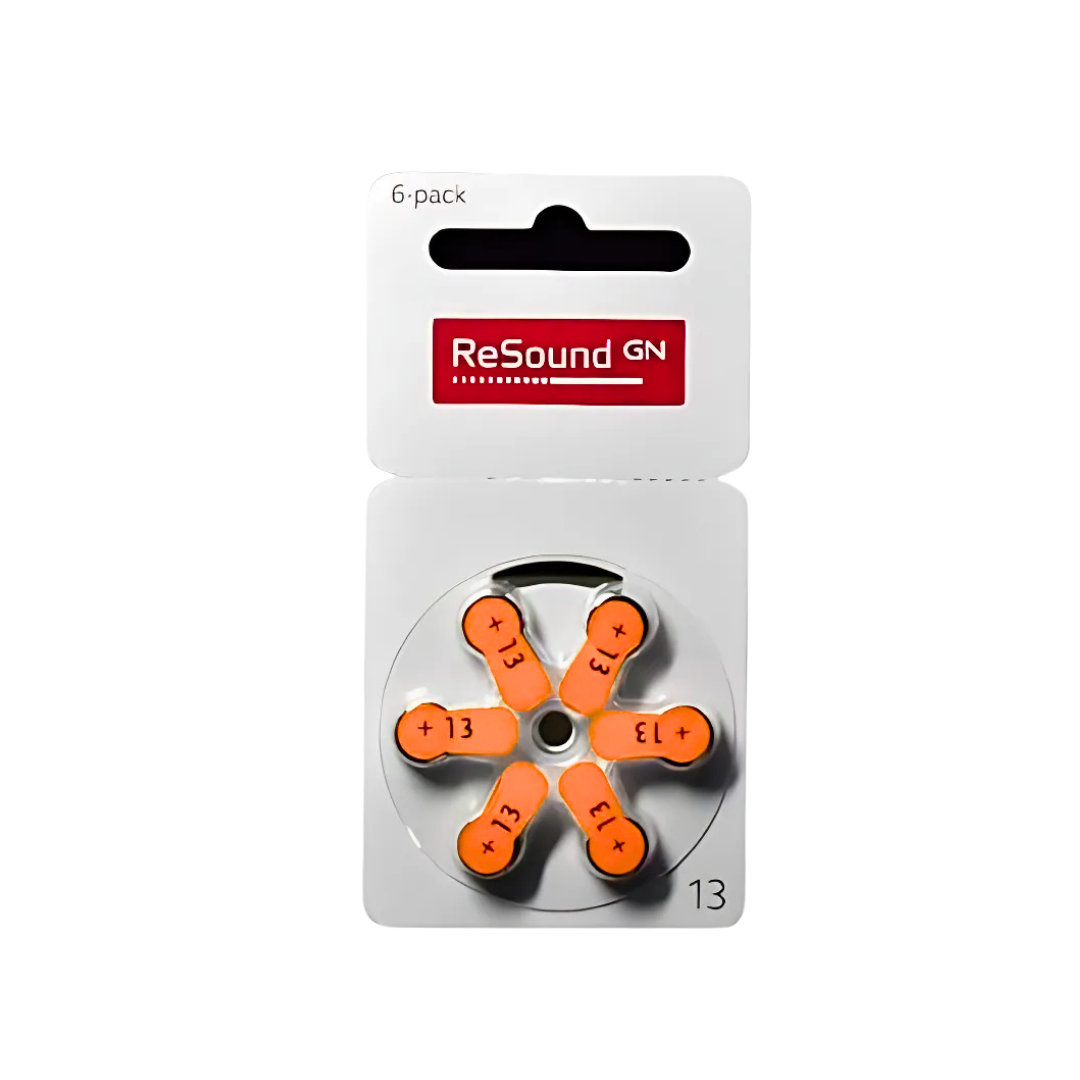 Resound Hearing Aid Battery Orange Colour - Size 13
