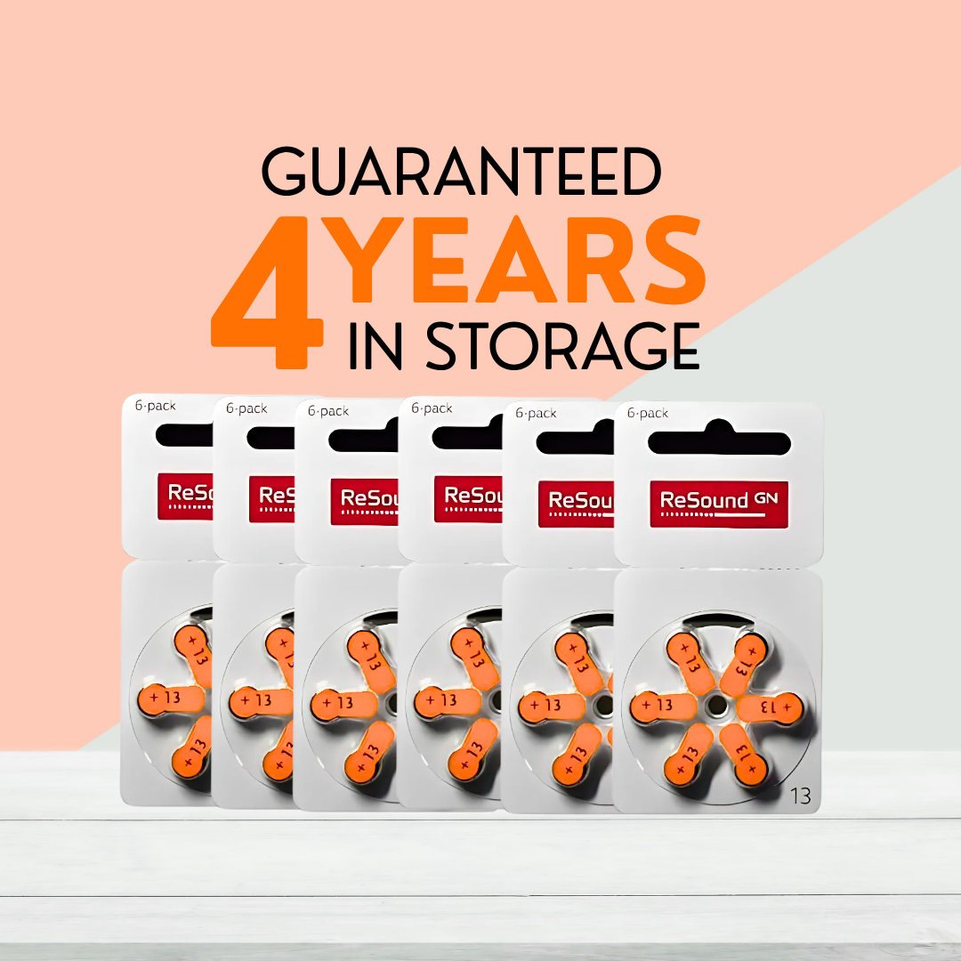 Resound Hearing Aid Battery Orange Colour - Size 13