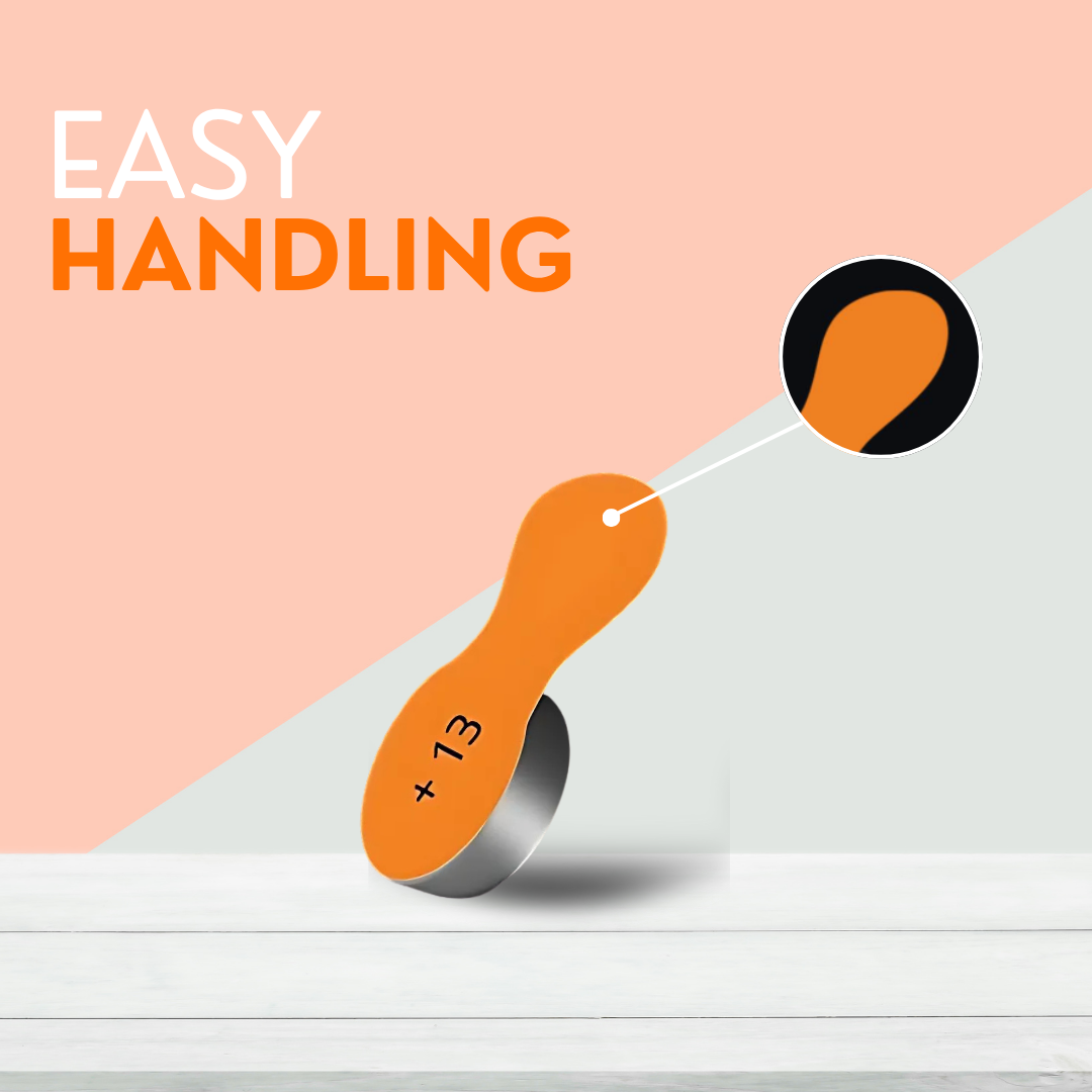 Resound Hearing Aid Battery Orange Colour - Size 13