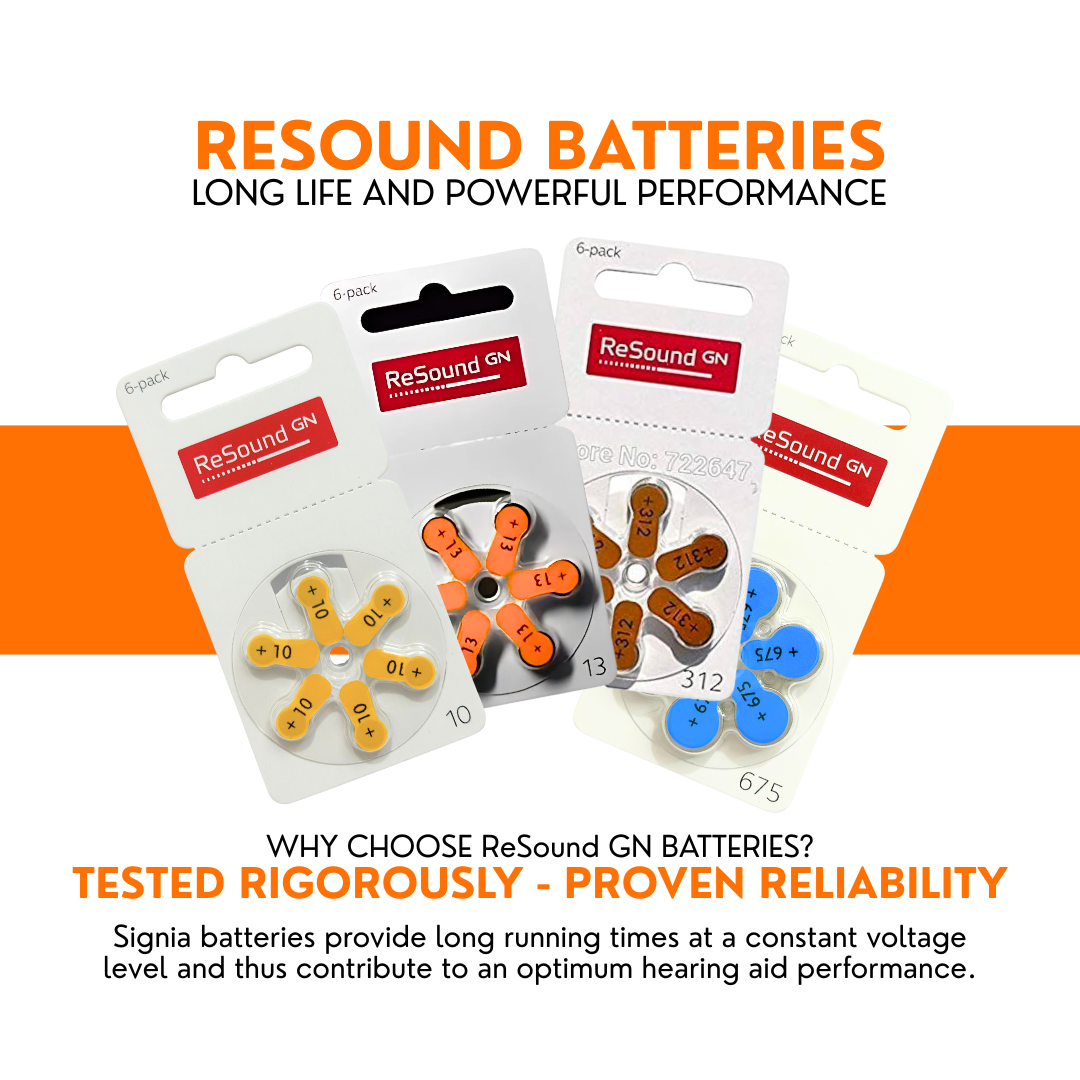 Resound Hearing Aid Battery – Size 312 – Brown