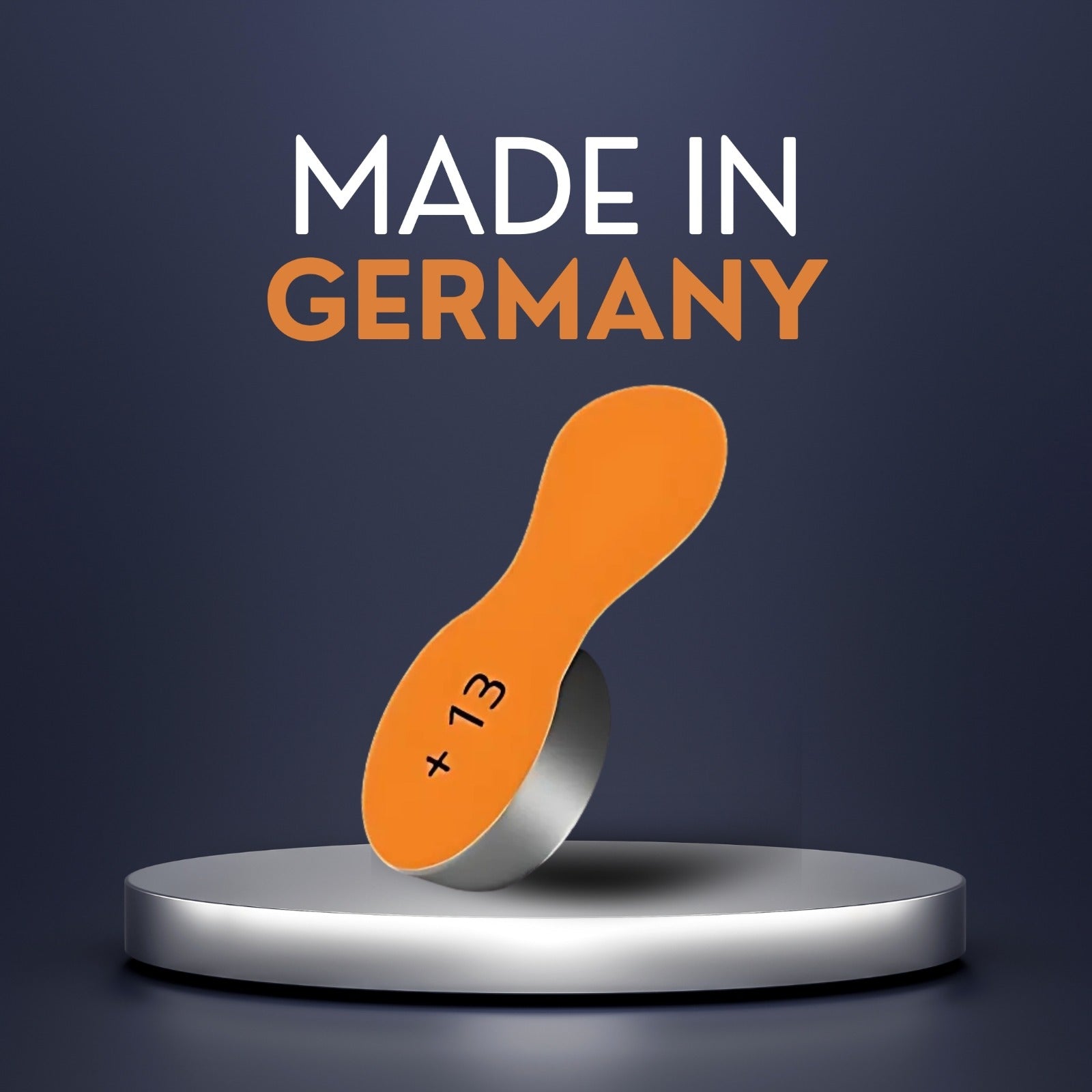 Signia Hearing Aid Battery Orange Colour - Size 13